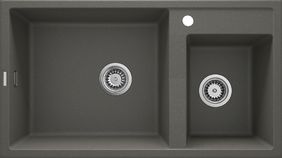 Кухненска мивка с две корита 88х50 Deante Eridan Antracite Metalic